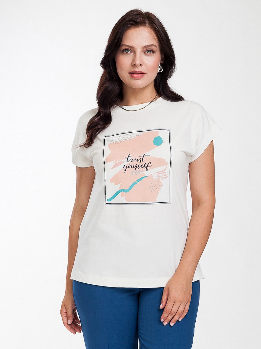 Футболка Femme 30378.1.2BF — молочный