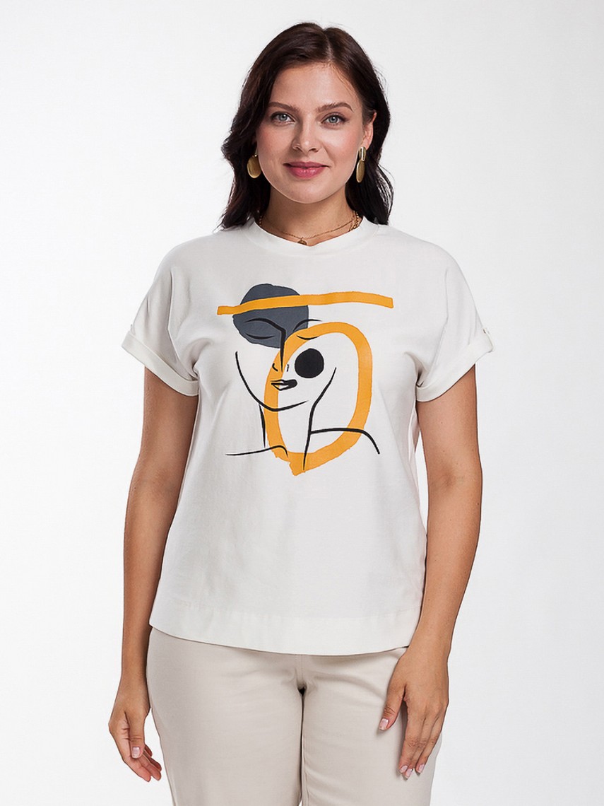 Футболка Femme 30361.1.2BF — молочный