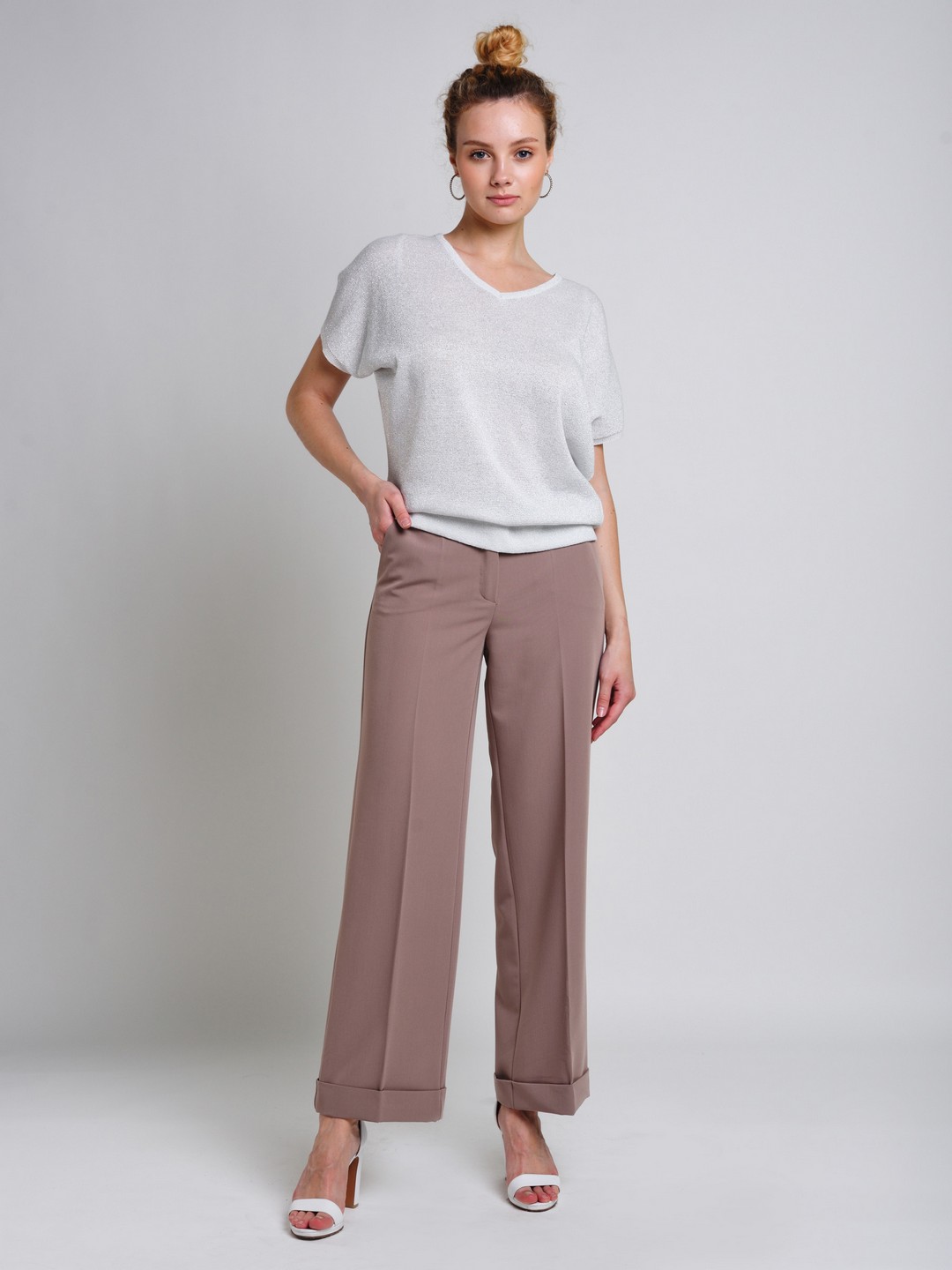 Брюки Femme 9674.2.31F — кофейный