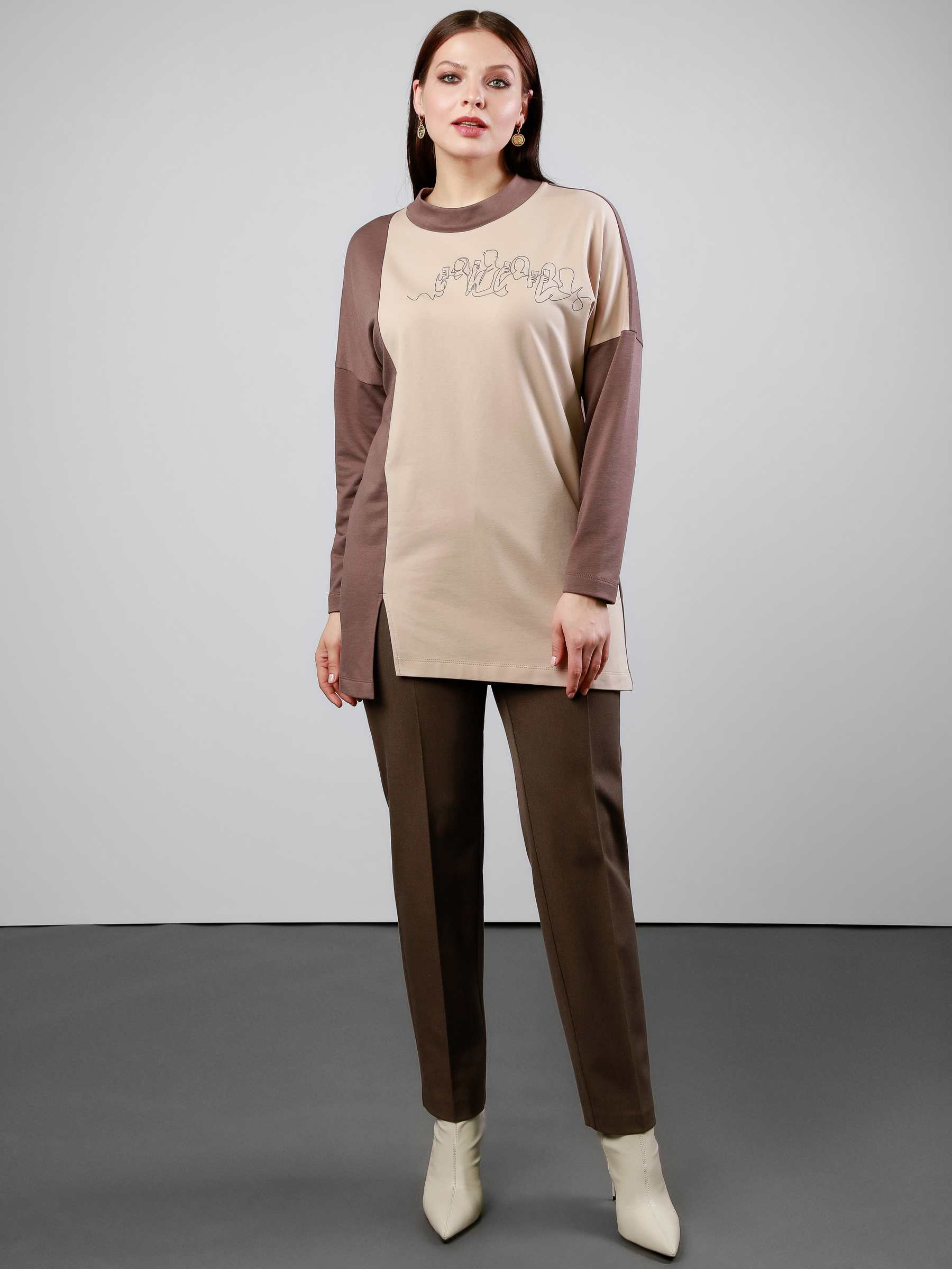 Брюки Femme 9791.1.31BF — кофейный
