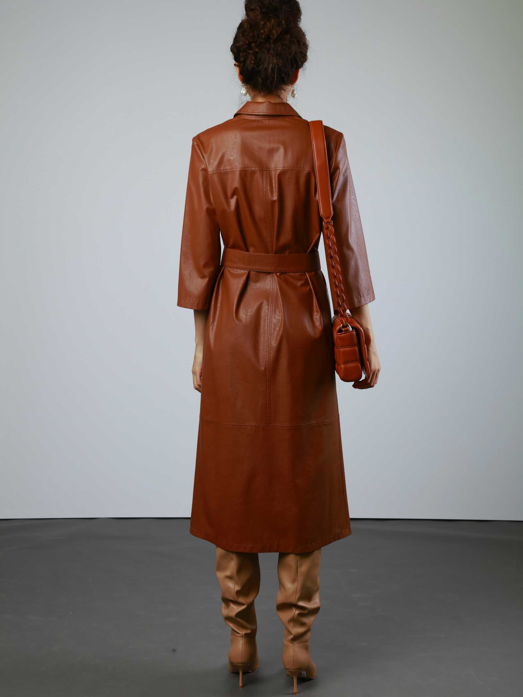 Платье Femme 8881.1.27F — коричневый