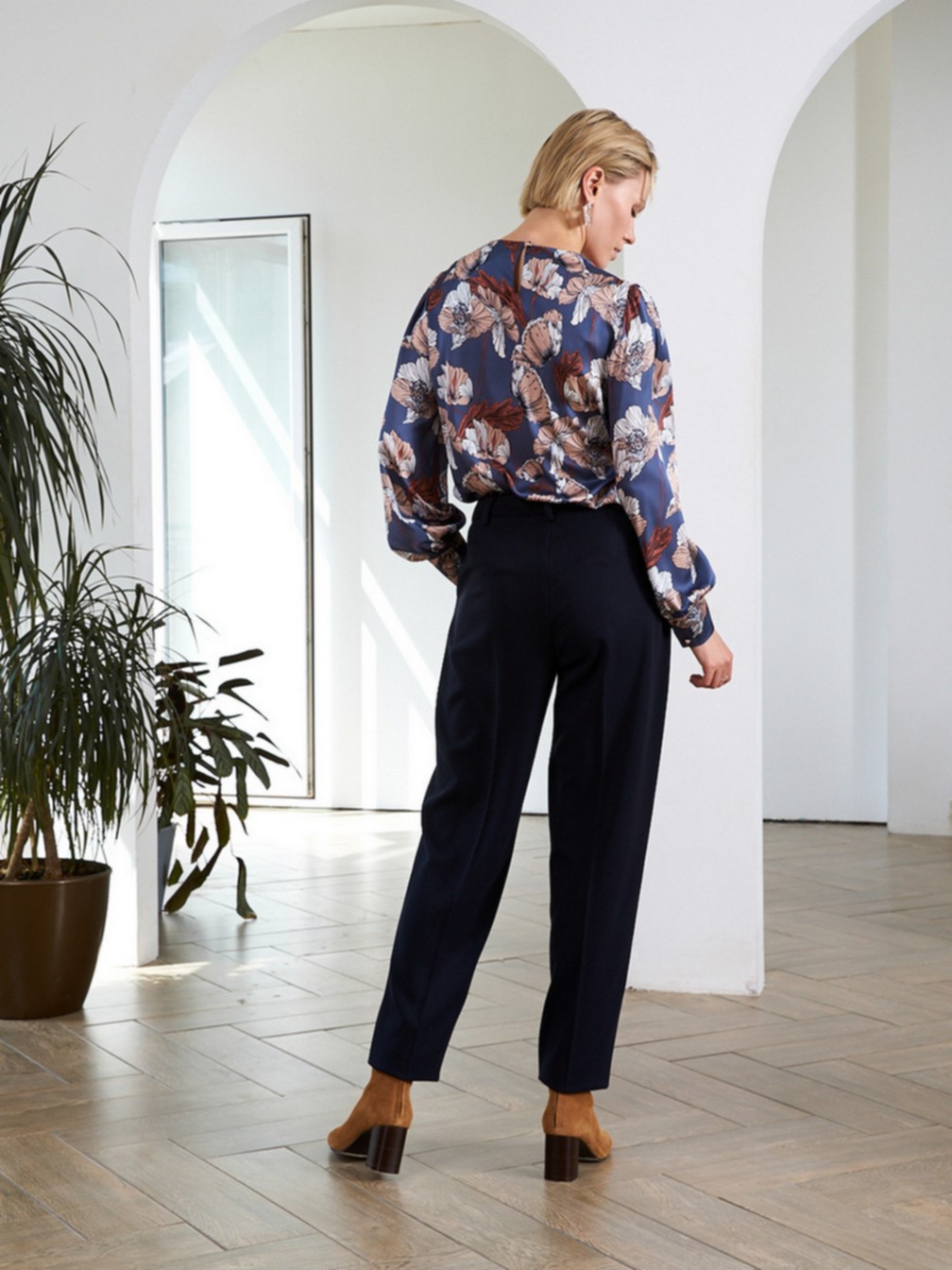 Блуза Elny 7-324-1 — голубой