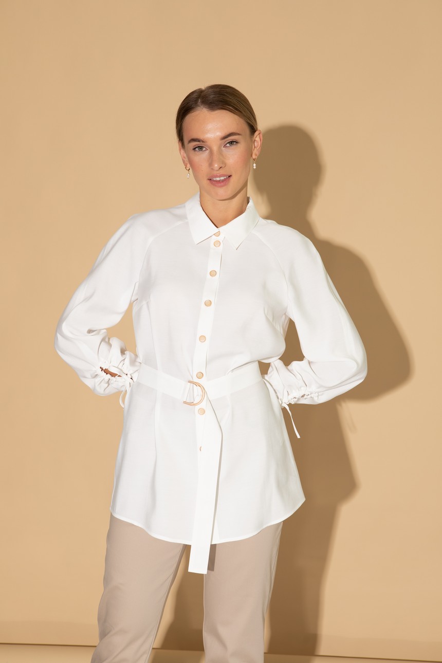 Блузка Femme 70835.1.2D — молочный