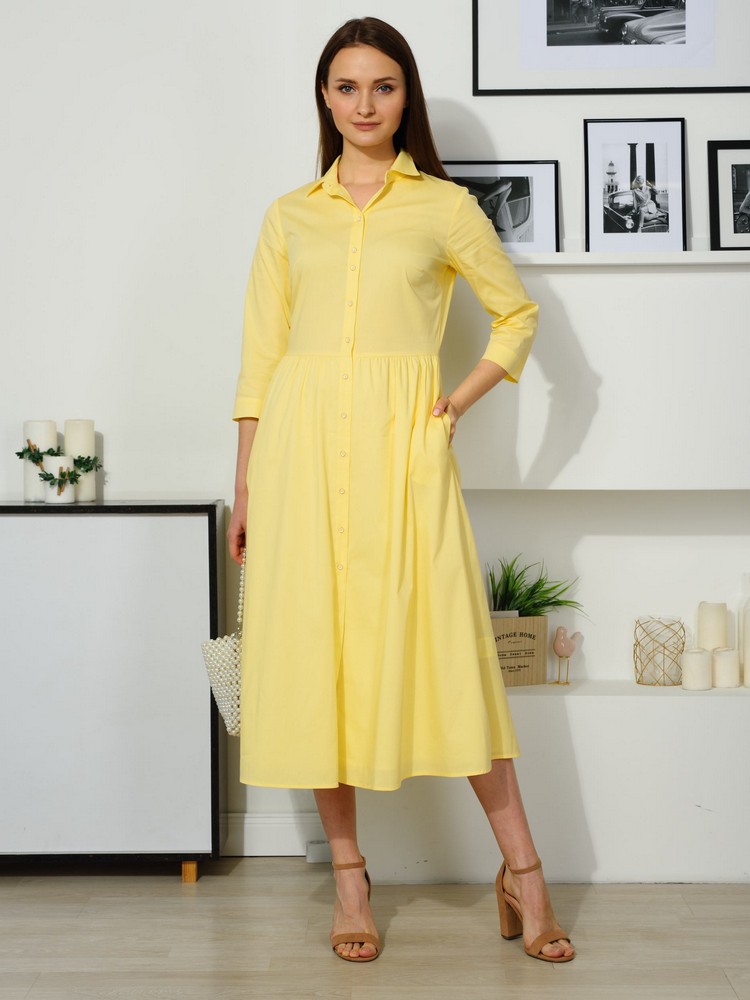 Платье Femme 8616.3.6F — желтый