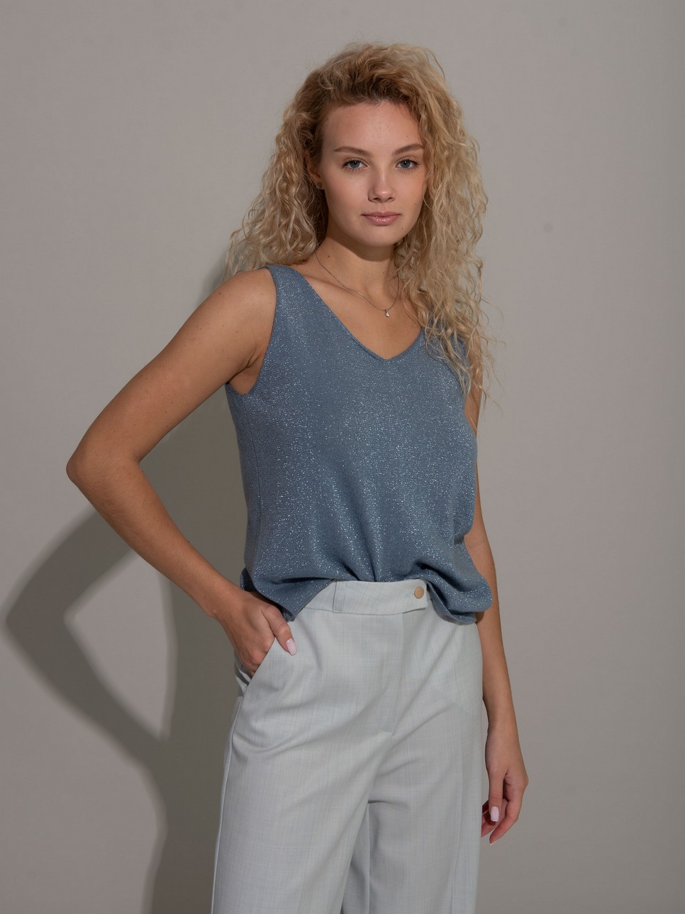 Топ Femme 30585.1.22D — голубой