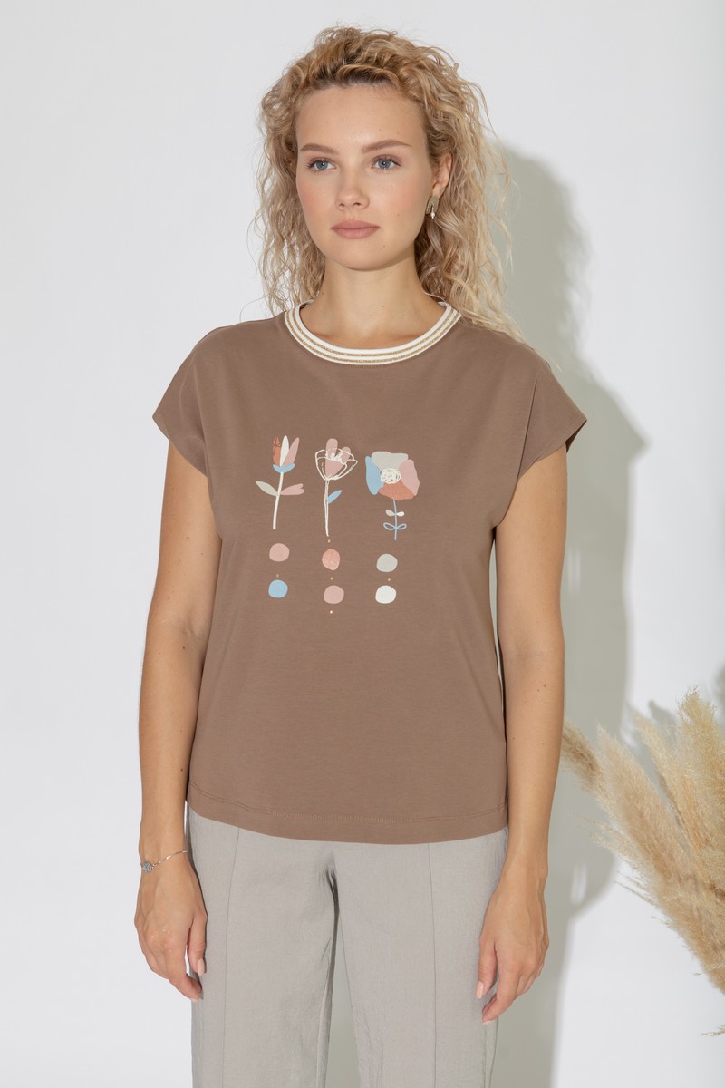Джемпер Femme 30555.1.31F — кофейный