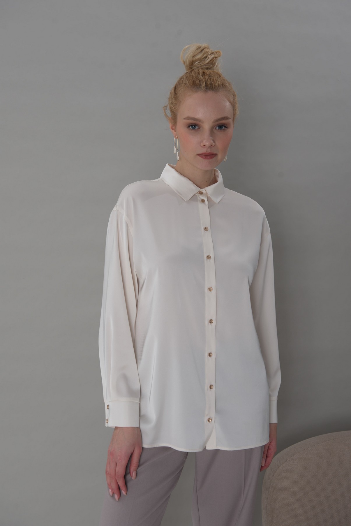 Блузка Femme 71003.1.2F — молочный