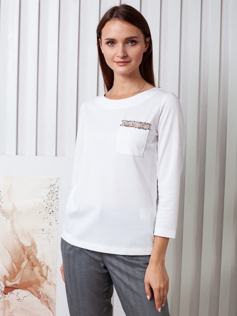 Джемпер Femme 30054.1.1F — белый