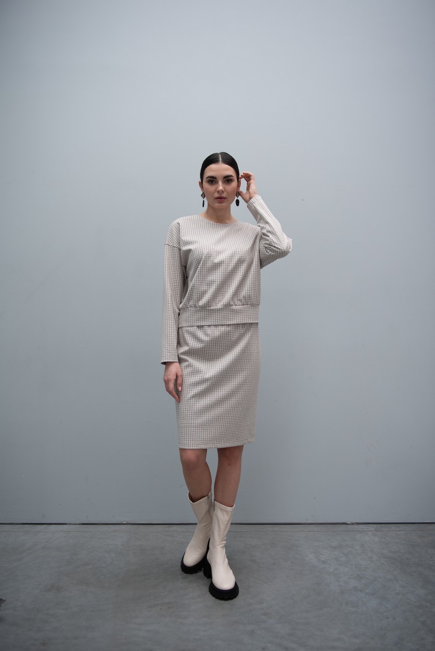Юбка Femme 60194.1.50F — Принт клетка