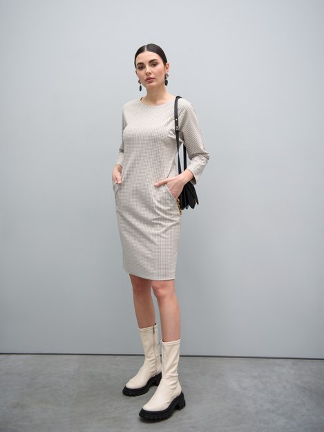 Платье Femme 80087.1.50F — Принт клетка