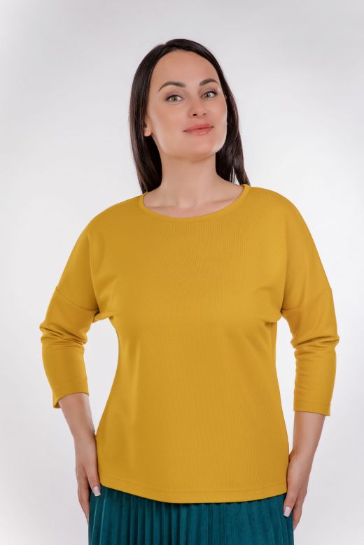 Блузка Palla 36-833С — горчичный