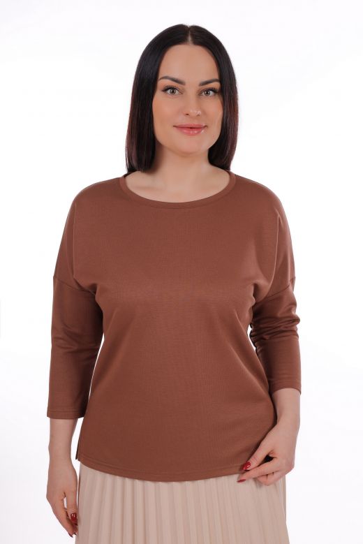 Блузка Palla 36-846С — коричневый