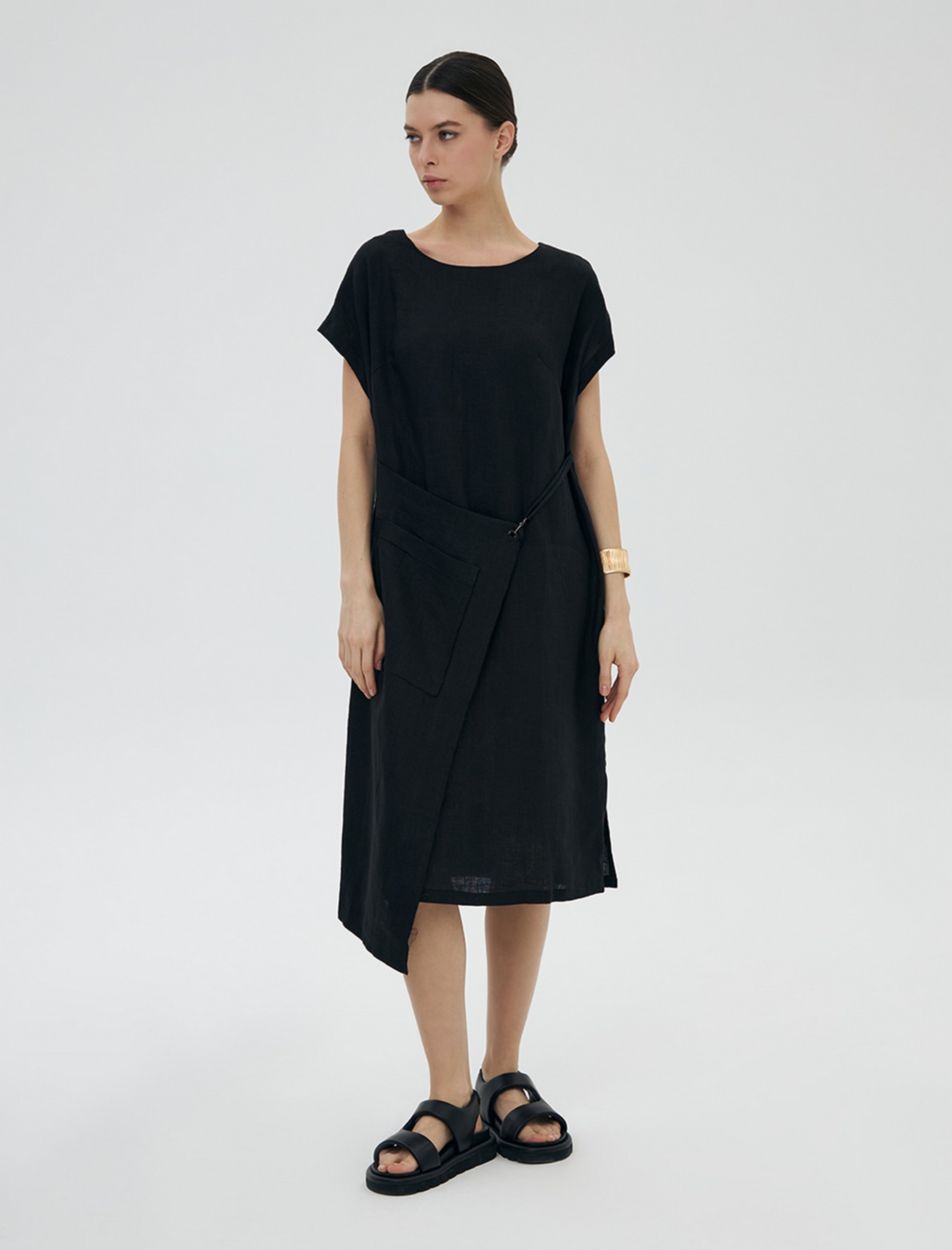 Платье hass fashion 2400-1212-12 — Черный