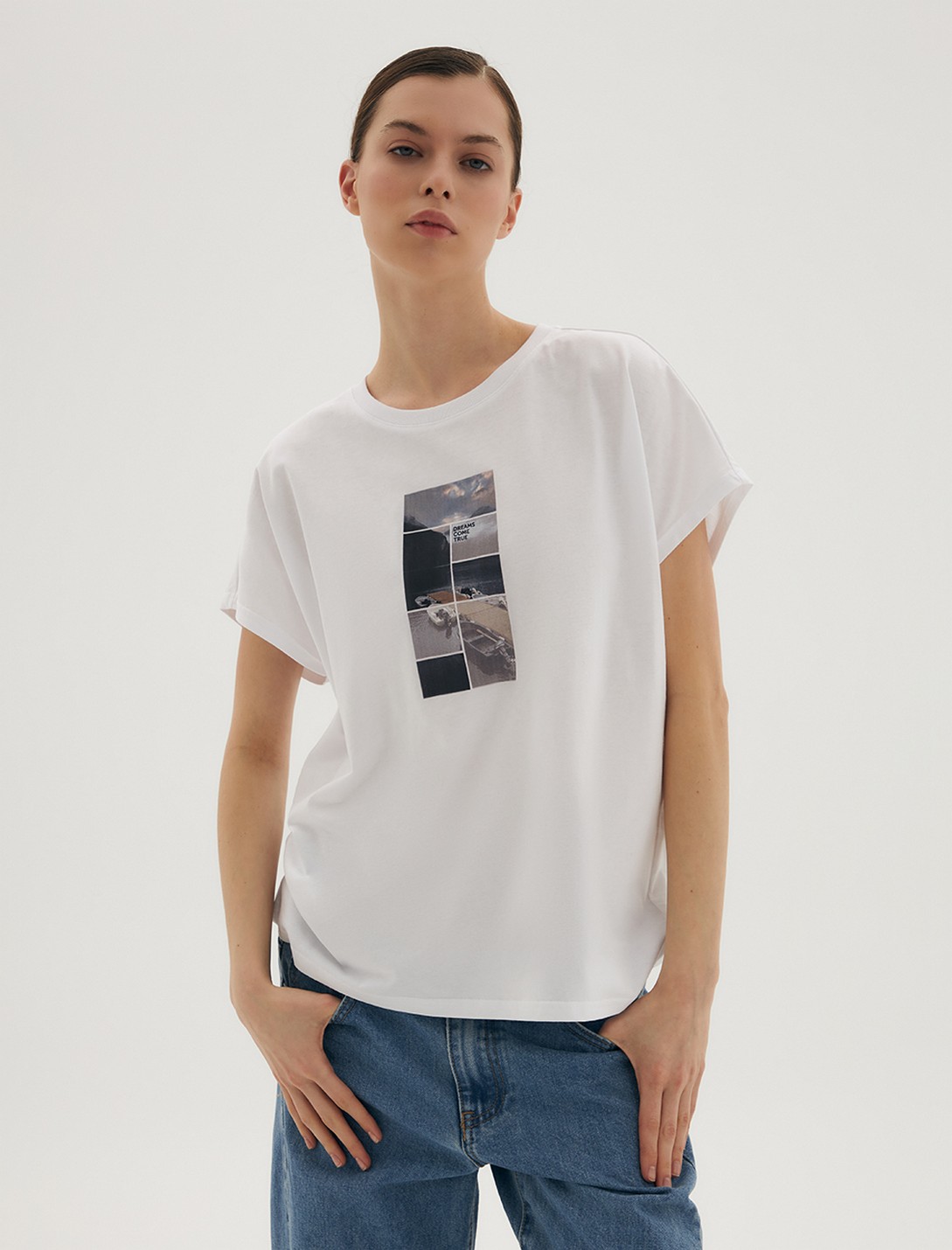Футболка hass fashion 2400-0207-01 — Белый