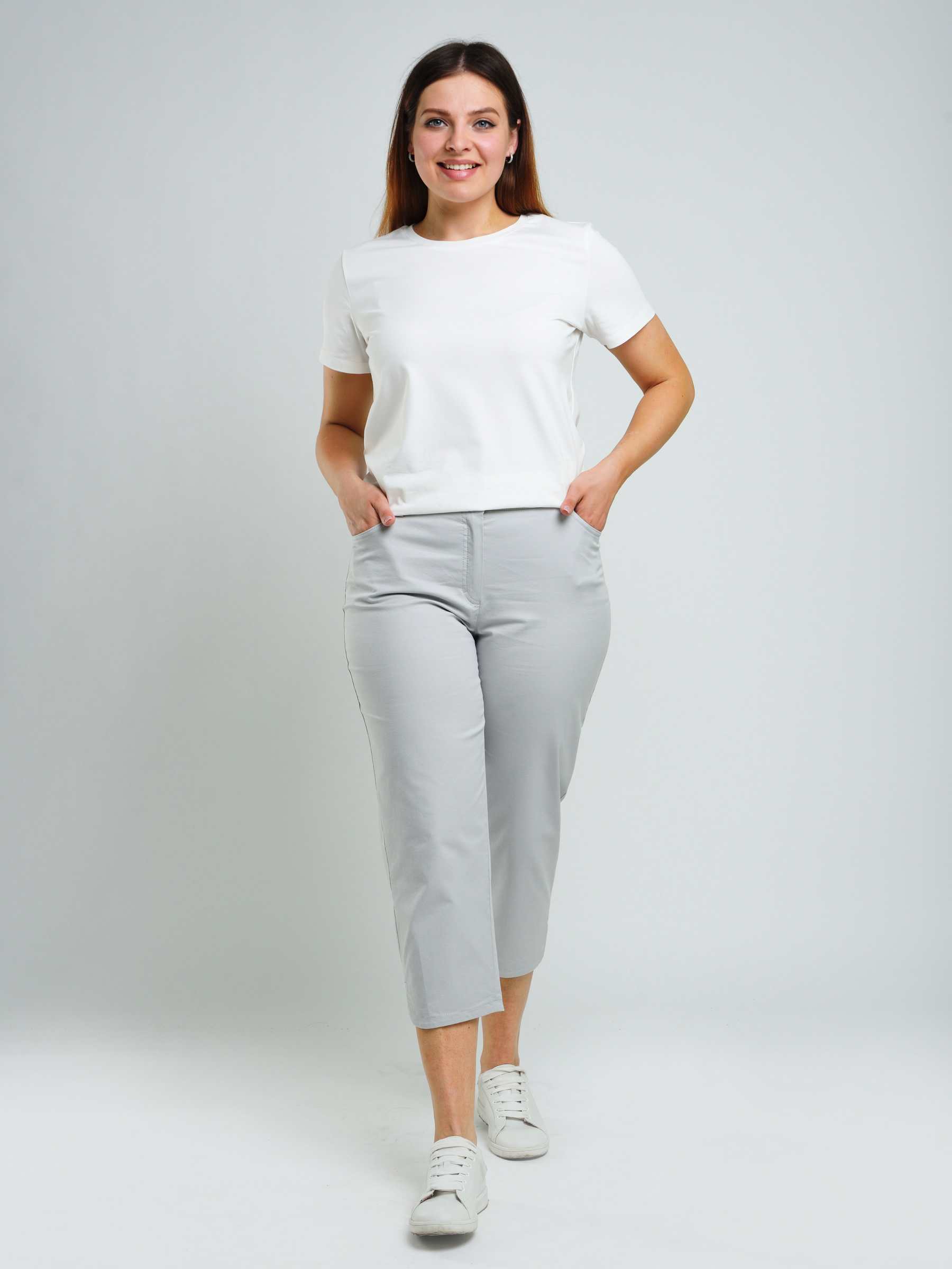 Капри Femme 9542.1.4BF — светло-серый