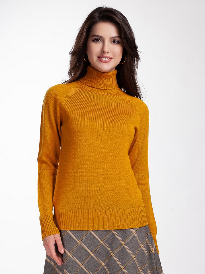 Водолазка Femme 30049.1.37F — Горчичный